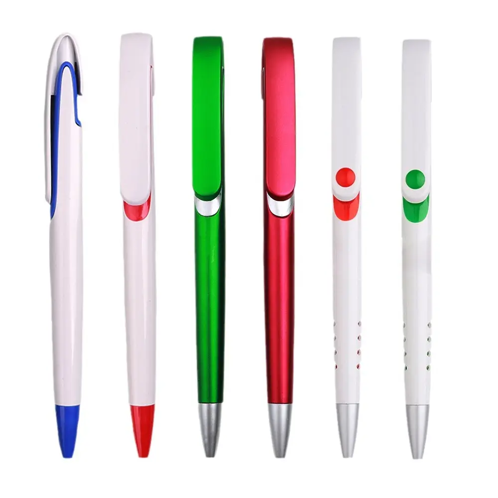Bolígrafo de promoción publicitario barato personalizado más vendido, bolígrafos retráctiles al por mayor