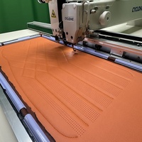 Nouvelle machine à coudre perforatrice 2-en-1 automatique programmable de grande taille en acier de qualité industrielle pour cuir et tapisserie