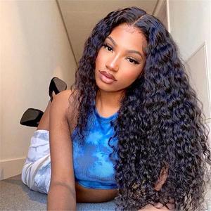 Pelucas de Cabello Humano Rizado Birmano 250%, Pelucas de Cabello Humano Rizado en Espiral Vietnamita 13x6 con Encaje Frontal, Pelucas de Cabello Humano Rizado Camboyano con Ondas Naturales - Product Image 5