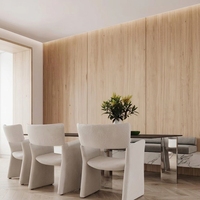 Panneau mural SPC moderne, imperméable, ignifuge, insonorisé, isolant thermique, installation facile, service de découpe sur mesure, usage domestique
