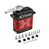 Moteur servo industriel robotique XQ POWER XQ-S9150D 180kg.cm 16.8V HV sans balais 10A de crête, engrenage en acier, coque CNC 7075