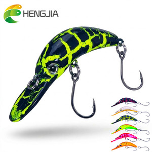 HENGJIA <span class=keywords><strong>Leurre</strong></span> Artificiel Rigide Courbé 5,2 cm 2,6 g, Type Géolisse Coulante, pour la Pêche à la <span class=keywords><strong>Truite</strong></span>, à la Perche et en Ruisseau - Product Image 1