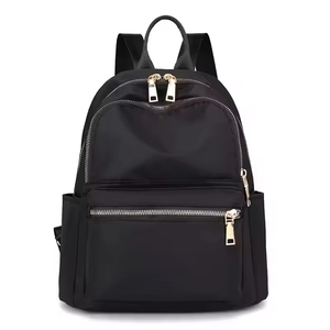 Fashionable <b>Ladies</b> Daily Mochilas Travel School Weekend Bag Waterproof Black <b>Backpack</b> for Women - Product Image 5