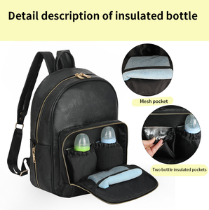 <span class=keywords><strong>Sac</strong></span> à langer multifonctionnel imperméable en nylon pour bébé, <span class=keywords><strong>sac</strong></span> de voyage pour maman, <span class=keywords><strong>sac</strong></span> à bandoulière avec plusieurs poches, toutes saisons - Product Image 1