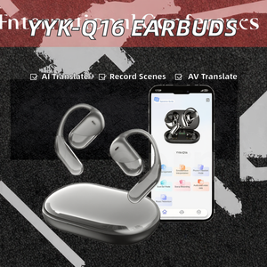 Auriculares Deportivos con IA YYK-Q16, Cubierta Electrochapada, Gancho para <span class=keywords><strong>la</strong></span> Oreja, Traductor de Audio, Video e Idiomas, Interpretación Simultánea - Product Image 3