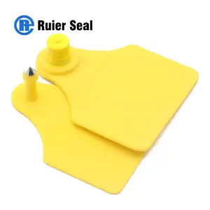 Ruier REET008 barcode logo serial number sheep pig cattle rabbit cattle cow goat water proof TPU animal ear tag