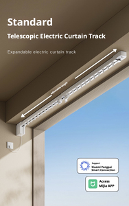 Легкоустанавливаемый выдвижной телескопический карниз из алюминиевого сплава, максимальная длина 5,5 м, прочный, с питанием от сети - Product Image 5