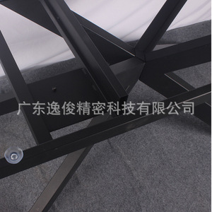 ขาโต๊ะเหล็กทรงโมเดิร์น สีดำ ทำจากเหล็กคาร์บอน ขนาด 1250x700x720 มม. แข็งแรงทนทาน สำหรับใช้งานเชิงพาณิชย์ - Product Image 4