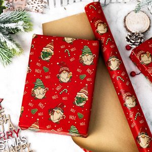 Gnomes Christmas Wrapping <b>Paper</b> 17 In X 33 Ft <b>Roll</b> Recyclable Gift <b>Wrap</b> For Holiday Craft - Product Image 4