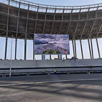 Pantalla LED P4.44 IP66 Totalmente Impermeable, Mantenimiento Frontal y Trasero, Alto Brillo, Pantalla LED Fija para Estadios