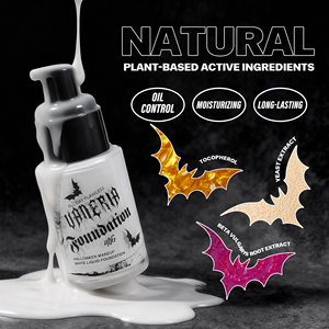 Fond de teint blanc couvrant, fond de teint liquide à marque privée pour le maquillage gothique d'Halloween - Product Image 4
