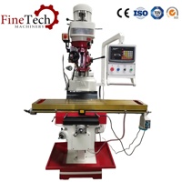 FineTech X6325 Vertikale Fräsmaschine mit Gehärteten Geführten Schienen, ISO40 Spindel, Mittelschwere Ausführung, 220V/380V, Fräsen und Bohren