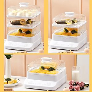 Double-layer Steaming Rack Large Capacity <b>Electric</b> Food <b>Steamer</b> Home Food Warmer Cooker Vegetables Steam Cooker - Product Image 4