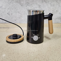 Mousseur à lait électrique en acier inoxydable à commande tactile, pour chocolat chaud et lait, 220 V, avec poignée