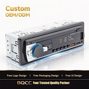 Radio para Auto Universal Multifunción BQCC 1din, BT/FM/AUX/USB/Carga de Teléfono, Control por Voz AI, Manos Libres, Reproductor <span class=keywords><strong>MP3</strong></span>, Unidad Principal - Product Image 1