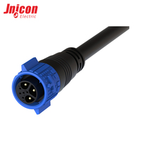 Connecteur étanche IP67 mâle-femelle surmoulé à 3 broches M19 pour système d'énergie solaire et connexions de câbles