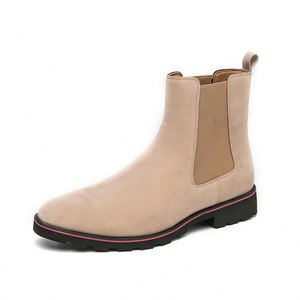Nouveauté, chaussures pour hommes de grande taille, bottes courtes décontractées, bottes Chelsea en daim en stock - Product Image 5