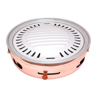 PINNOVO Barbecue d'extérieur Grill de table Portable en acier inoxydable Mini BBQ Grills à charbon de bois