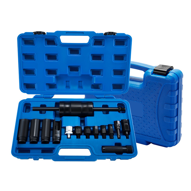 14PC Diesel Injector Extractor Kit Diesel Injector Puller Removal Tool