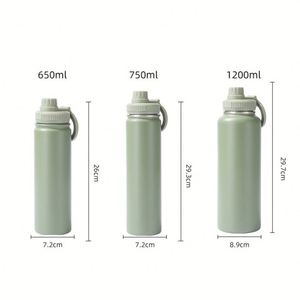 Custom Logo 1L Stainless Steel Double Wall Insulated Vacuum <b>Flask</b> 32oz Magnetic Water <b>Bottle</b> with Phone Holder - Product Image 3