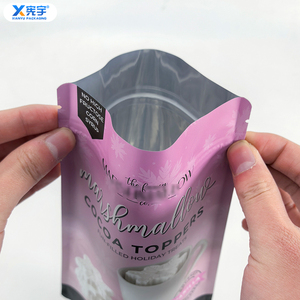 Sacs d'emballage alimentaire personnalisés avec logo imprimé, scellables à chaud, anti-odeur, à fermeture éclair, en Mylar, pour bonbons, fruits gélifiés, chocolat, <span class=keywords><strong>chewing</strong></span>-<span class=keywords><strong>gum</strong></span> - Product Image 4