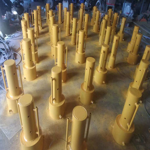 Portable Hydraulic Pile Driver Yellow 0.5 Mpa Work Pressure Fully Hydraulic System For Flood Control And Disaster Relief - Product Image 3