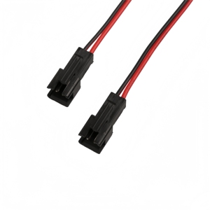 Cáp kết nối dây dẫn đồng mạ thiếc, đầu nối JST 2 chân đực cái tùy chỉnh, kiểu pigtail, dùng cho đèn LED dải - Product Image 3