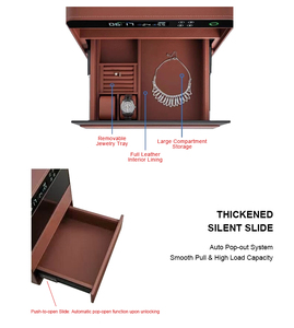 Caja Fuerte Inteligente con Control Táctil, Huella Dactilar y Contraseña Digital para Armario, Almacenamiento de Joyas de Lujo - Product Image 5