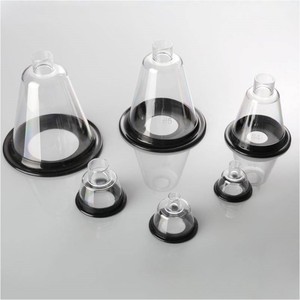 Venta al por mayor de máscaras de anestesia de animales de PVC para múltiples especies, Compatible con los sistemas de oxígeno Apet - Product Image 2