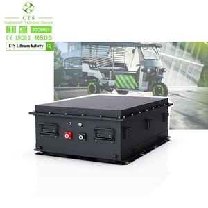 CTS 72V 200Ah Deep Cycle Lithium IJzer Batterij voor langzaam rijdende voertuigen, sightseeing auto's, heftrucks met BMS, 3000 cycli - Product Image 2
