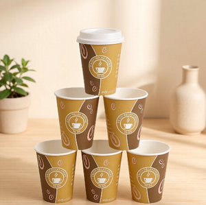 Gobelets en papier arabe de 8 oz à bon prix, imprimés offset, avec couvercles, pour usage domestique et festif, vente en gros - Product Image 3