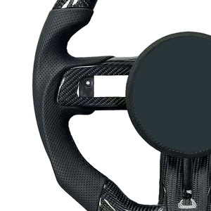 Volant personnalisé en fibre de carbone pour <span class=keywords><strong>Ford</strong></span> <span class=keywords><strong>Mustang</strong></span> S550 2015-2023 <span class=keywords><strong>GT</strong></span> 350 <span class=keywords><strong>500</strong></span> Shelby avec affichage intelligent des LED de régime - Product Image 4