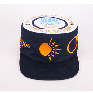 Tùy chỉnh OEM ODM phẳng vành Snapback Mũ 100% Cotton 3D thêu bông phẳng Top hat Snapback Mũ bóng chày - Product Image 1