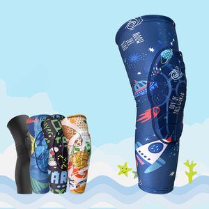 Manchons de compression et genouillères de protection alvéolées pour le football, le volleyball, le basketball et la lutte pour enfants garçons et filles - Product Image 1