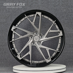 Rines <span class=keywords><strong>de</strong></span> Aluminio Forjado GRAYFOX Personalizados en Gris Acero, 5x112 5x120 5x114.3, 18 19 20 21 Pulgadas, para Vossen BMW M3 G80 G81 M4 F80 F82 - Product Image 2