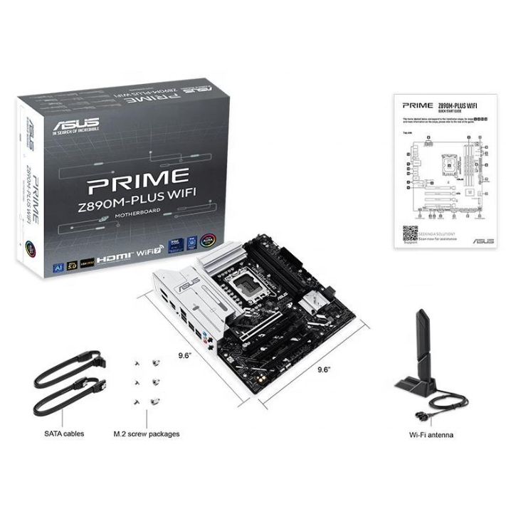 ミラミン PRIME Z890M-PLUS WIFI Intel Z890 DDR5 Motherboard with PCI-E X16 M
