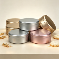 Boîte en métal vide de qualité alimentaire, écologique, avec logo personnalisé, pour bonbons, chocolats, gâteaux, emballage cadeau pour festivals et anniversaires, vente en gros