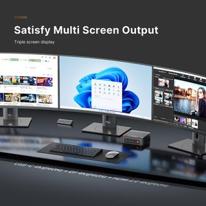 Mini PC de bureau BOSGAME P4 Plus DDR4 PCIe SSD double LAN 2.5G Wi-Fi 6E pour jeux, bureau et conception, AMD <span class=keywords><strong>Ryzen</strong></span> <span class=keywords><strong>7</strong></span> <span class=keywords><strong>5825U</strong></span> - Product Image 2