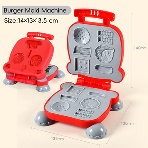 Ensemble de moules à burger en pâte à modeler pour enfants certifiés ASTM CPC, tendance, pour jeu créatif DIY en classe, cadeau - Product Image 4