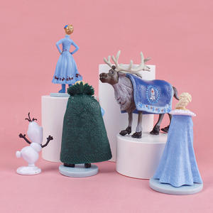 <span class=keywords><strong>2022</strong></span> nouvelle princesse Anime figurine ensemble 10 pièces neige blanche Anna Elsa PVC poupées 5-9cm dessin animé jouets ABS matériel boîte gâteau Topper - Product Image 3
