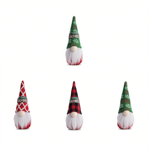 Ornamenti Natalizi Blackard a Forma di Gnomo, 12 Pezzi, Decorazioni in Peluche da Appendere, Tomte per Albero di Natale, Casa, Parete, Tavolo, Festività, in Cotone Ricamato - Product Image 1