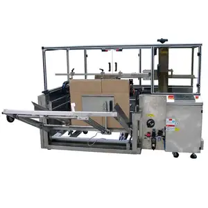 Automatic Box Flap Folding Tape Sealing Packing Taping Machine Auto Flap Folding Case Carton Sealer