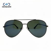 JJH26034 OEM et ODM – Lunettes de soleil unisexes en métal, durables et élégantes, avec protection UV, monture métallique de qualité supérieure