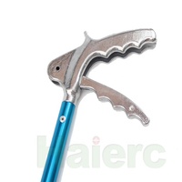 Pince de contrôle des serpents pliable et portable, légère, antidérapante, attrape-serpents compact pour le camping, la cour et l'extérieur