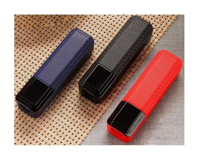 Factory OEM 2600mAh mini power bank perfume shape 5V/2.1A power bank gift LOGO customization