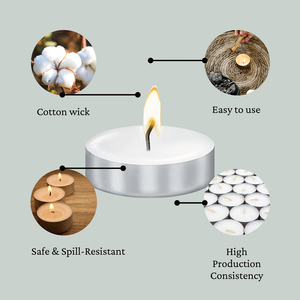 China Manufacture Wholesale Scented white Tealight <strong>Candle</strong> <strong>Long</strong> Burning Time Votive <strong>Candle</strong> - Product Image 4