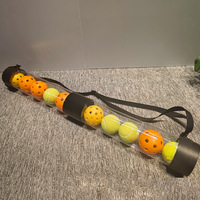 Baril de ramassage de balles de pickleball en plastique, pas besoin de se pencher pour les sports de plein air, 500g