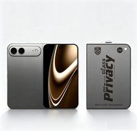 28 °   Protection d'écran en verre trempé anti-espion avec déverrouillage par empreinte digitale pour iPhone 18 Ultra DUO 17 16 14 13 12 11 Pro Max 15 Plus 17air