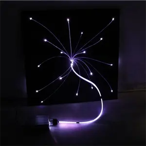 Sternenhimmel Decken-Sternebeleuchtungspaneel aus Glasfaser für Schlafzimmer Kino sinnesraum 60 × 60 cm