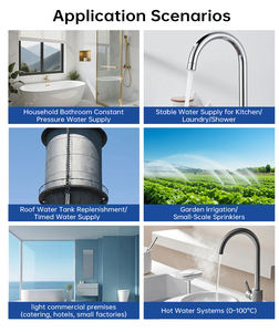 Bomba de Refuerzo de Frecuencia Variable con Imán Permanente, 17m de Altura de Elevación, Funcionamiento Silencioso para Suministro Secundario de Agua Residencial, <span class=keywords><strong>Precio</strong></span> de Fábrica - Product Image 3